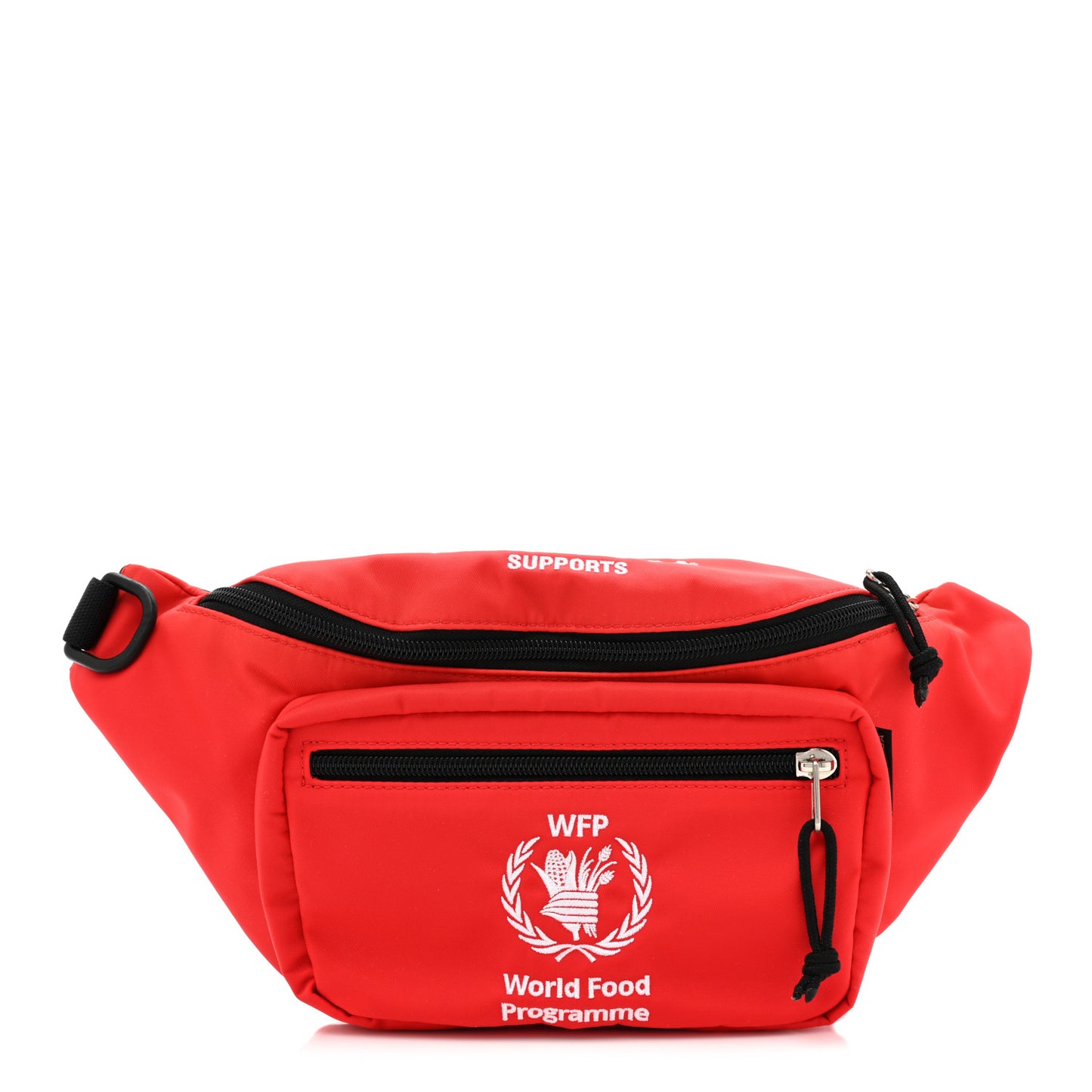 Nylon WFP Belt Bag Red