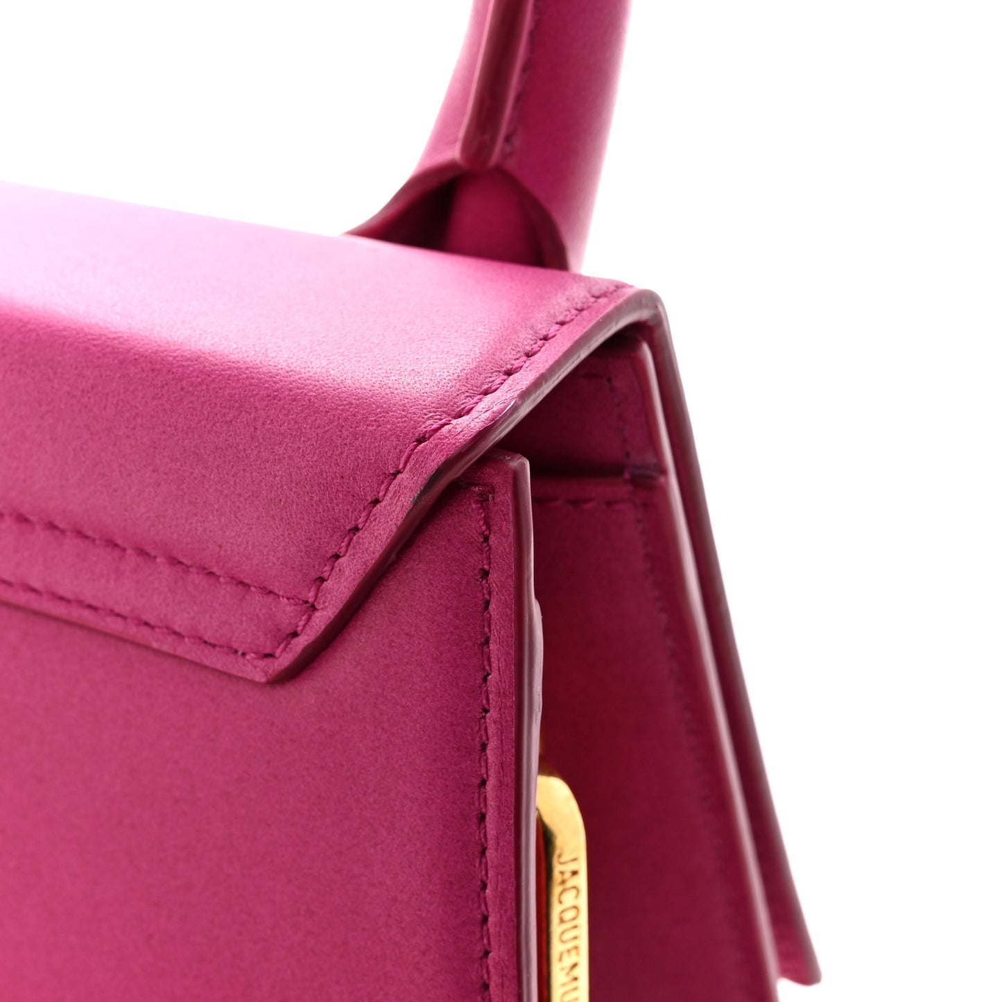 Smooth Calfskin Le Grand Chiquito Dark Pink