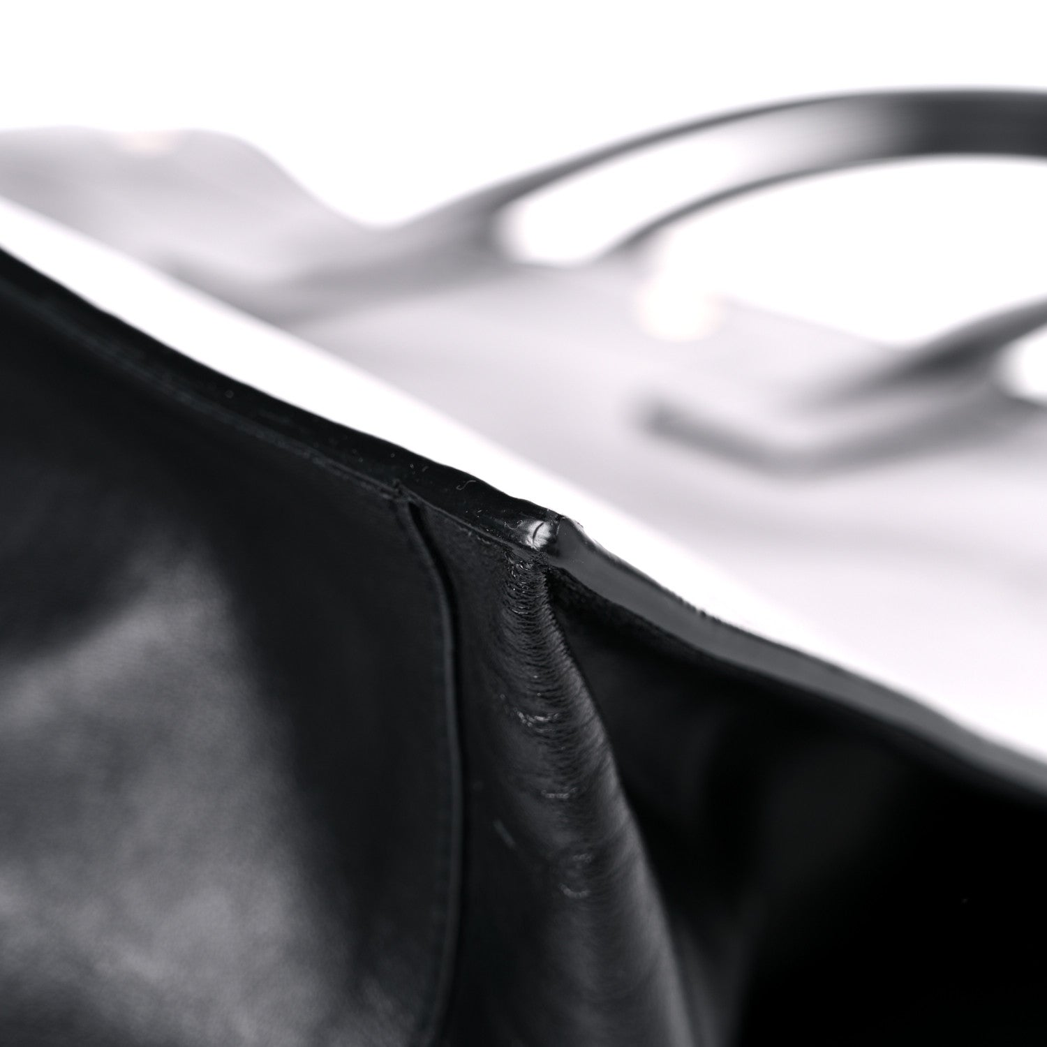 Saint Laurent Vitello Rive Gauche Large Tote Black 10 of 12