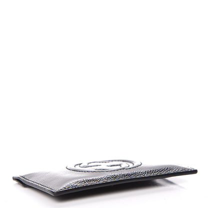 Gucci Patent Soho Envelope Card Case Black 4 of 7