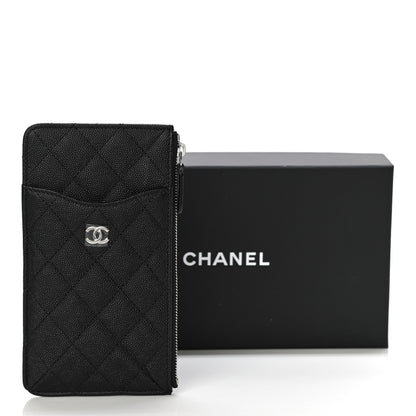 Chanel Caviar Quilted Classic iPhone Pouch Black 11 of 11