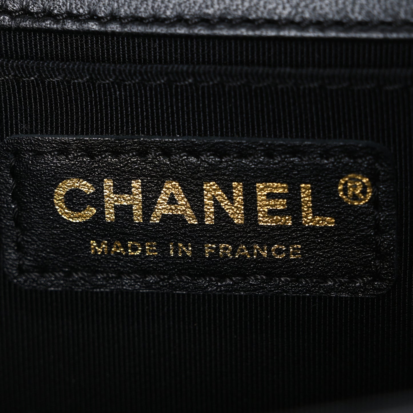Lambskin Quilted Medium Boy Flap Black