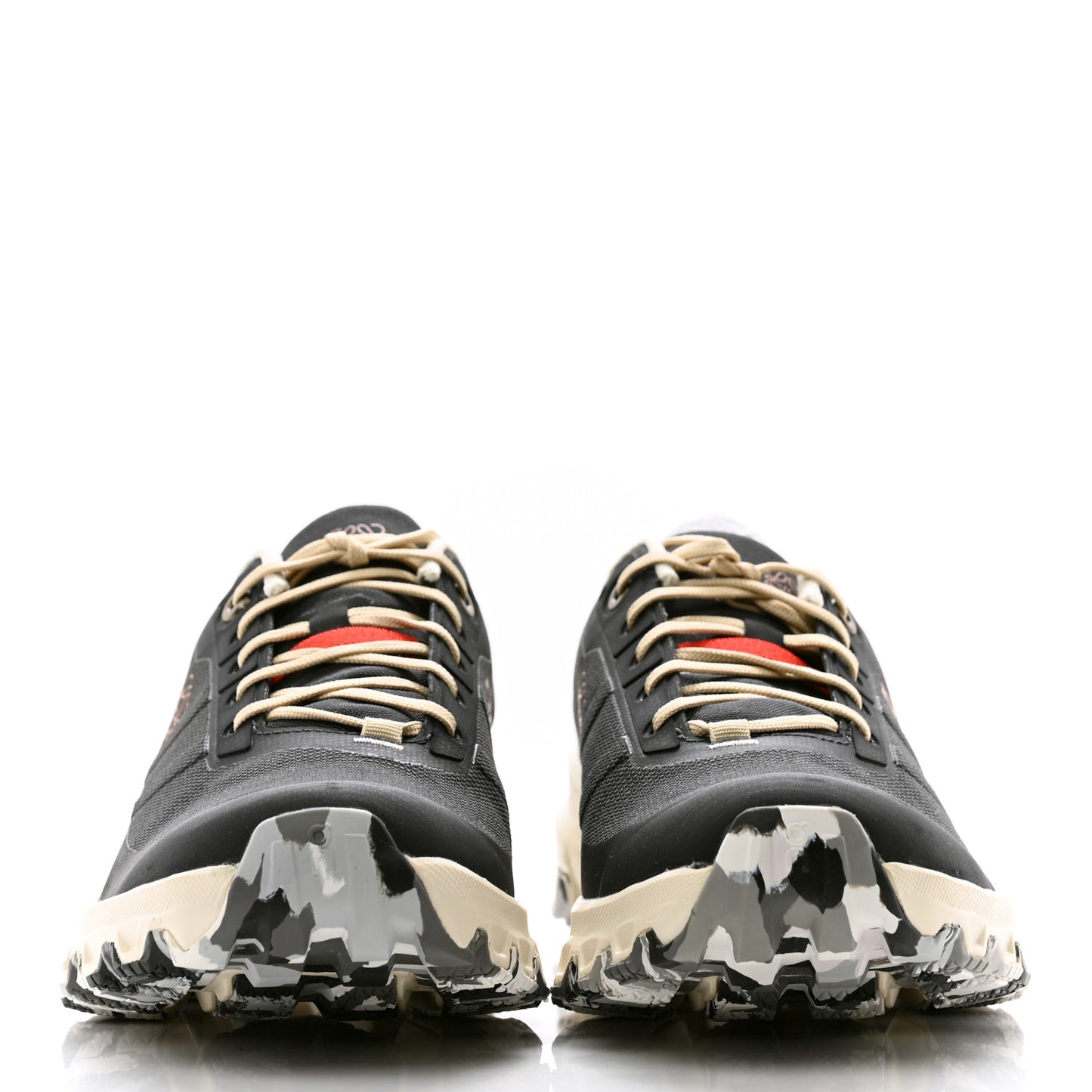 X ON Canvas Mesh Cloudventure Sneakers 38 Black