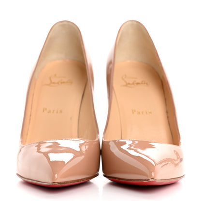 Christian Louboutin Patent Pigalle 100 Pumps 38 Nude 3 of 9