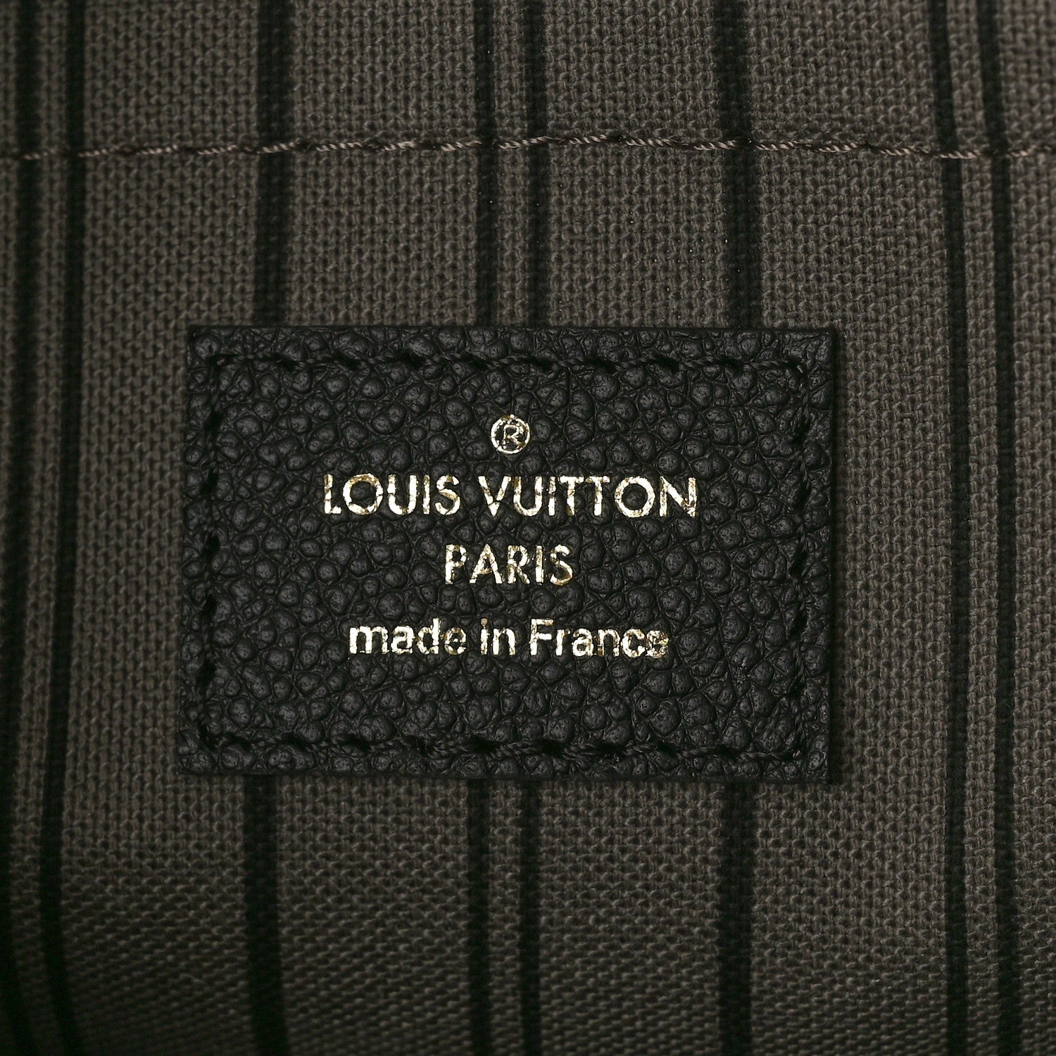 Louis Vuitton Empreinte Montaigne MM Black 6 of 10