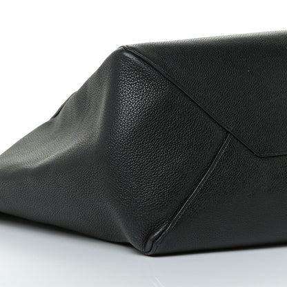 Celine Soft Grained Calfskin Medium Belt Cabas Phantom Black 5 of 12