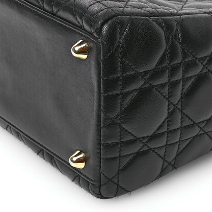 Christian Dior Lambskin Cannage Large Lady Dior Black 10 of 10