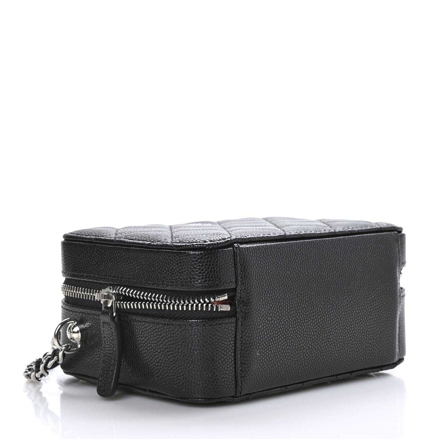 Caviar Quilted Camera Bag Black