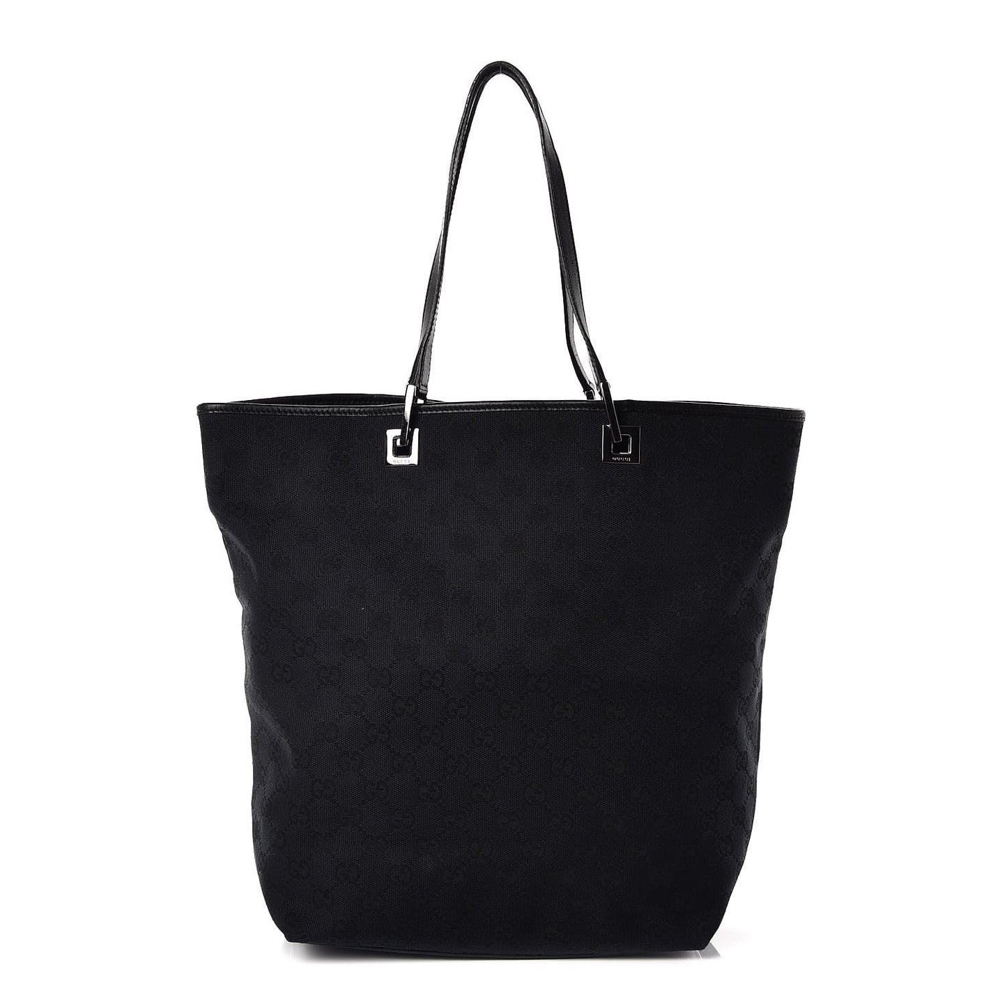Monogram Bucket Tote Black