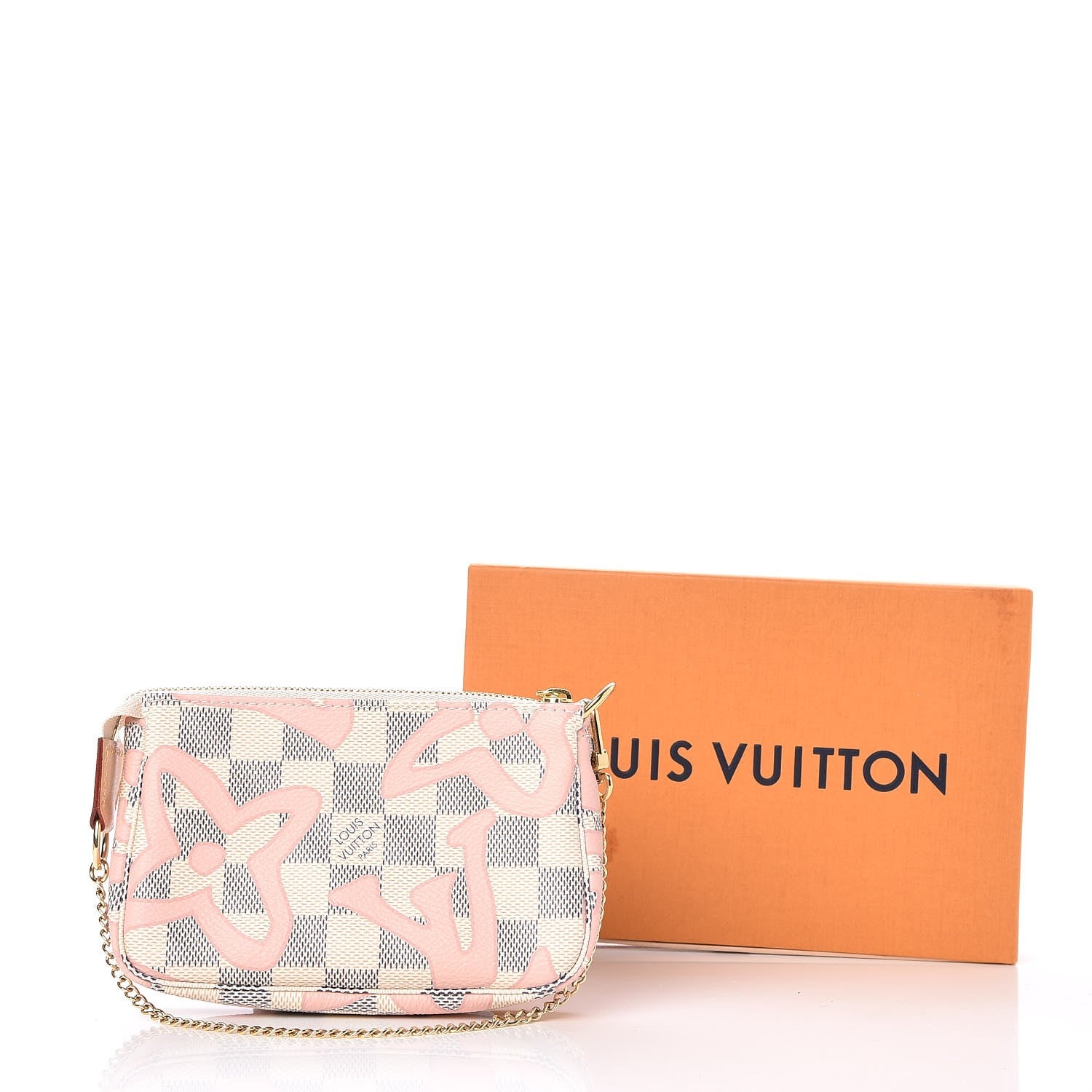 Louis Vuitton Damier Azur Tahitienne Mini Pochette Accessories 8 of 8