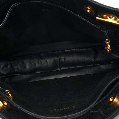 Chanel Lambskin Quilted Shoulder Bag Black 5 of 10