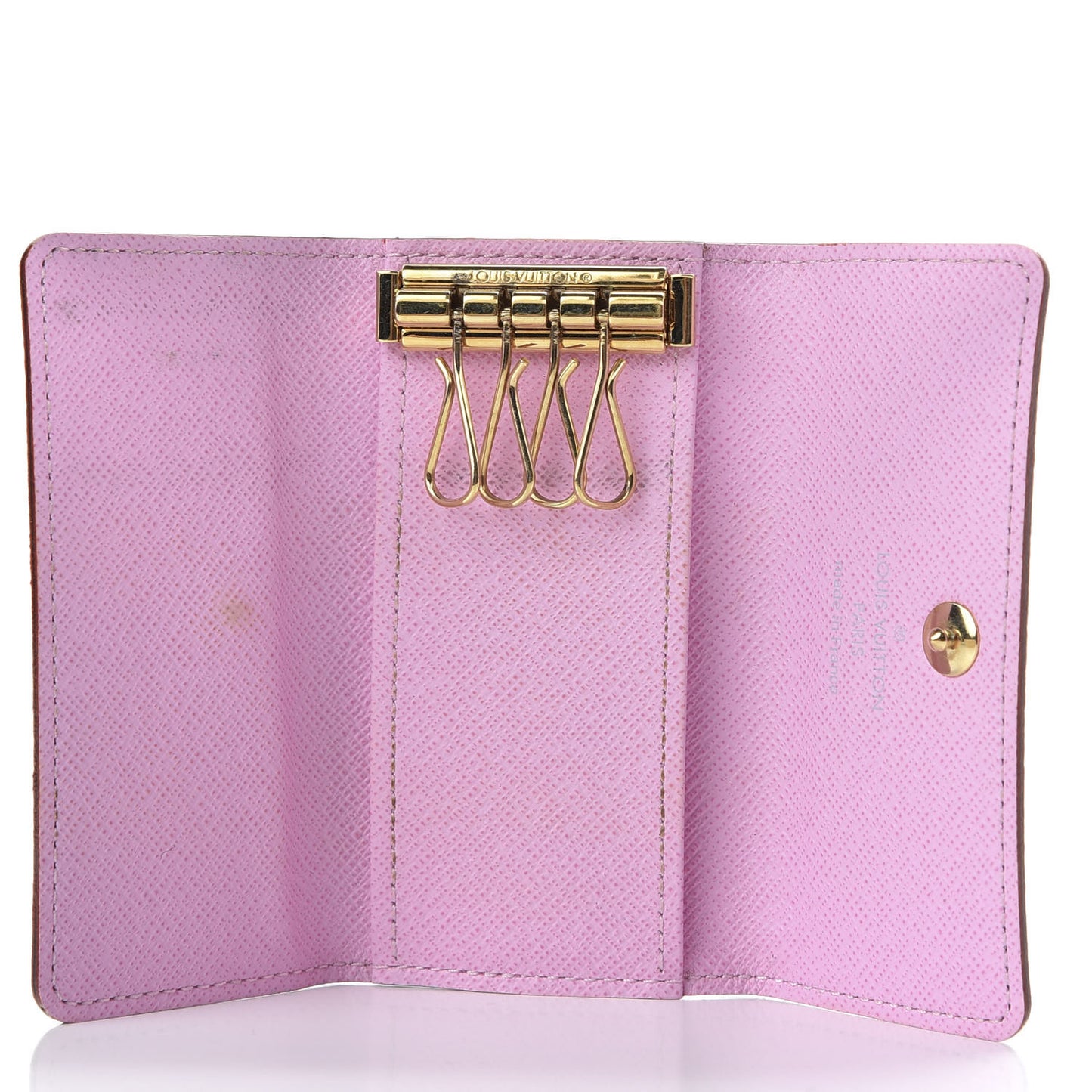 Monogram Multicolor Multicles 4 Key Holder White Litchi