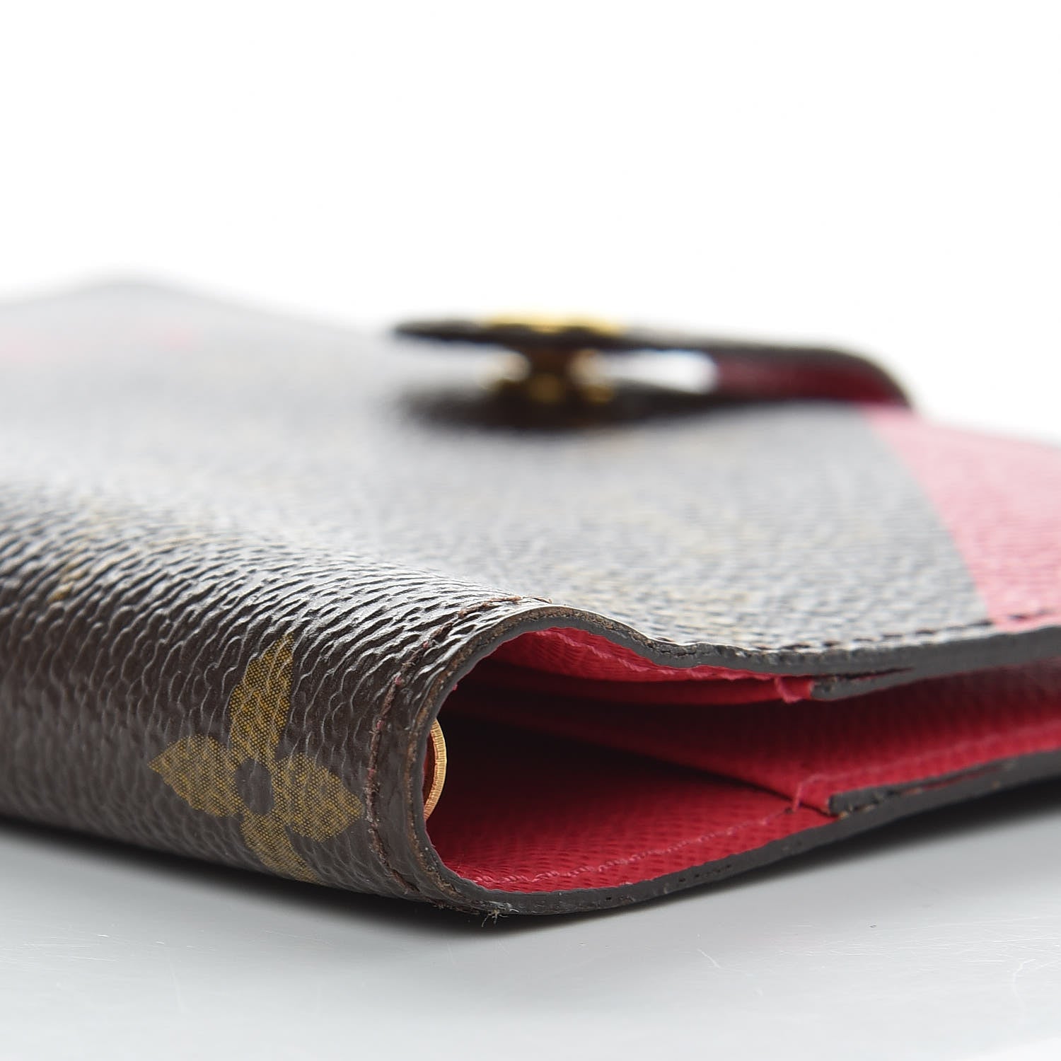Louis Vuitton Monogram My LV Heritage Small Ring Agenda Cover Rouge Black 8 of 9