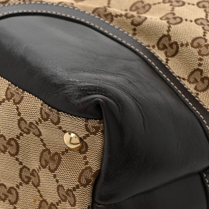 Gucci Monogram Medium Horsebit Tassel Shoulder Bag Dark Beige 11 of 11