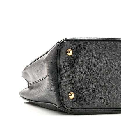 Prada Saffiano Lux Medium Tote Black 8 of 9