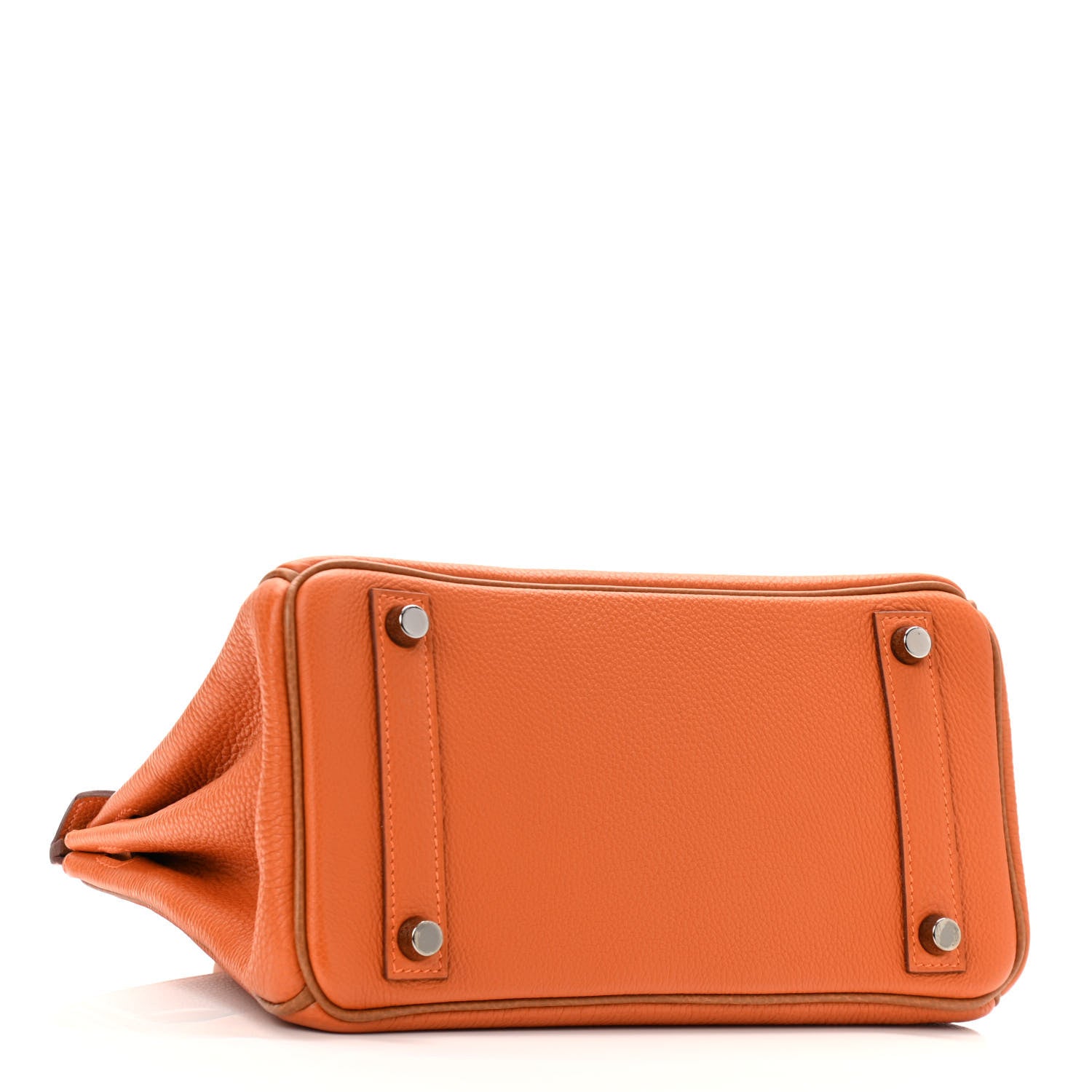 Hermes Togo Verso Birkin 25 Potiron Fauve 4 of 11