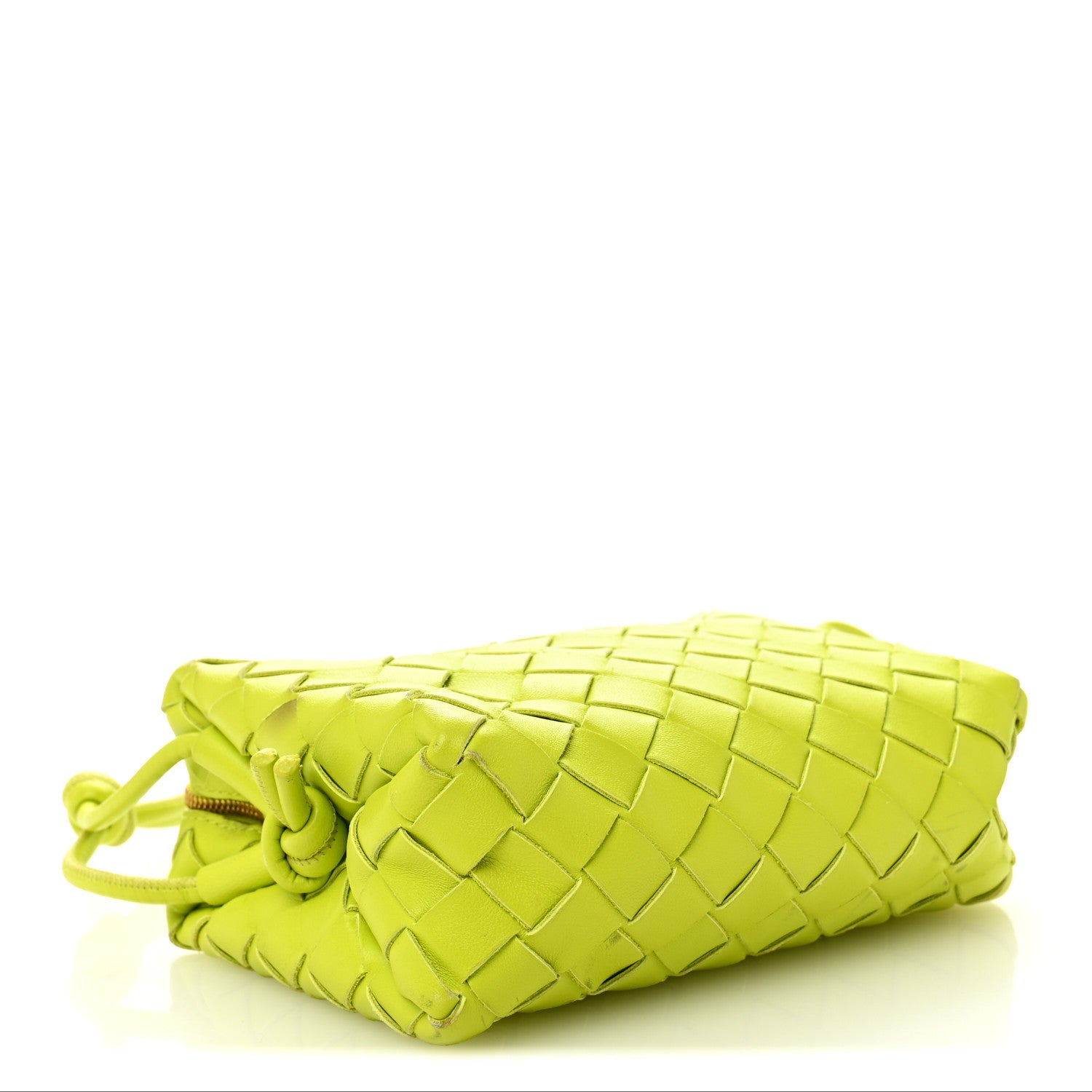 Bottega Veneta Nappa Intrecciato Mini Loop Camera Bag Acid Kiwi Bottega Veneta Nappa Intrecciato Mini Loop Camera Bag Acid Kiwi