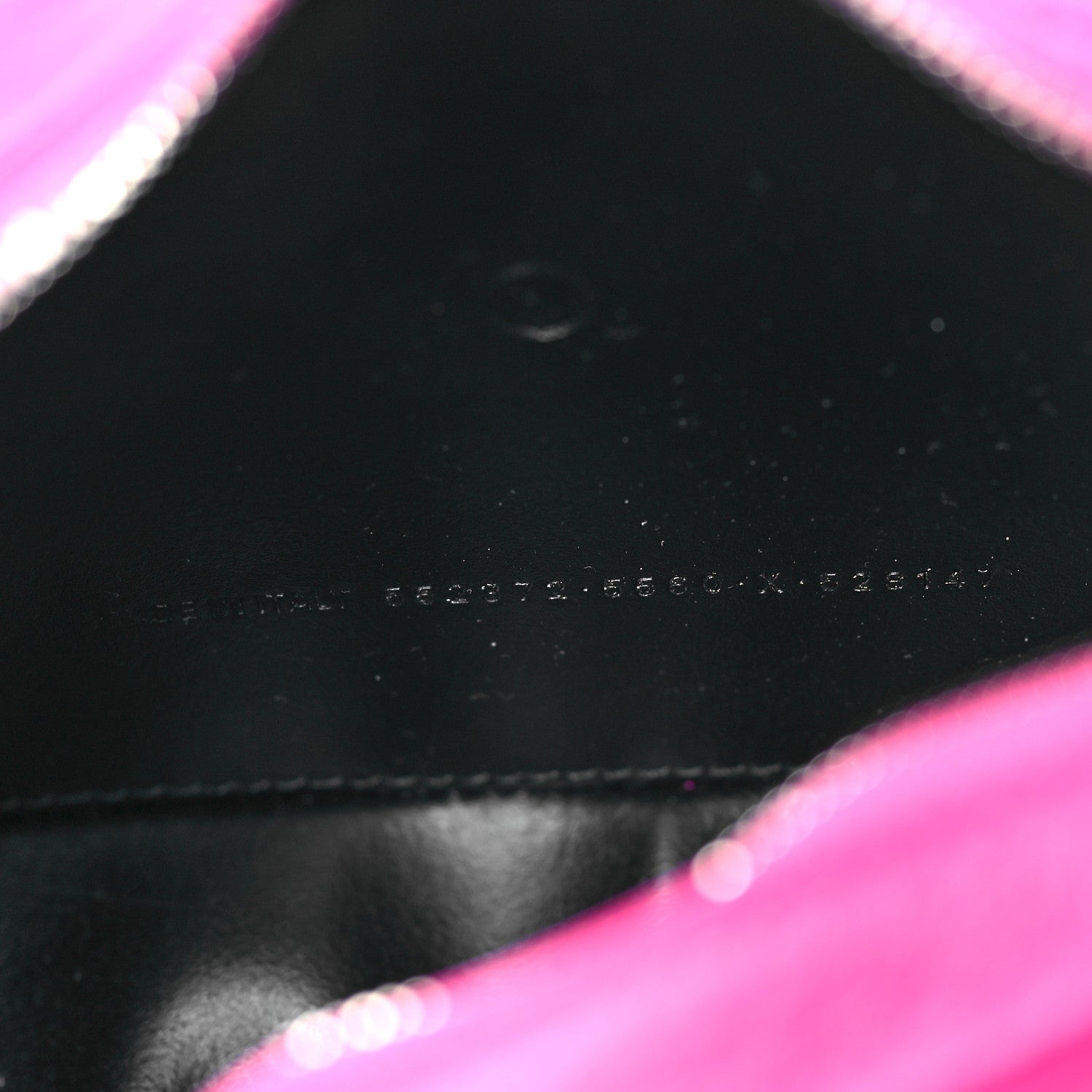 Balenciaga Calfskin Logo XS Everyday Camera Bag Rose Magenta Black 7 of 10