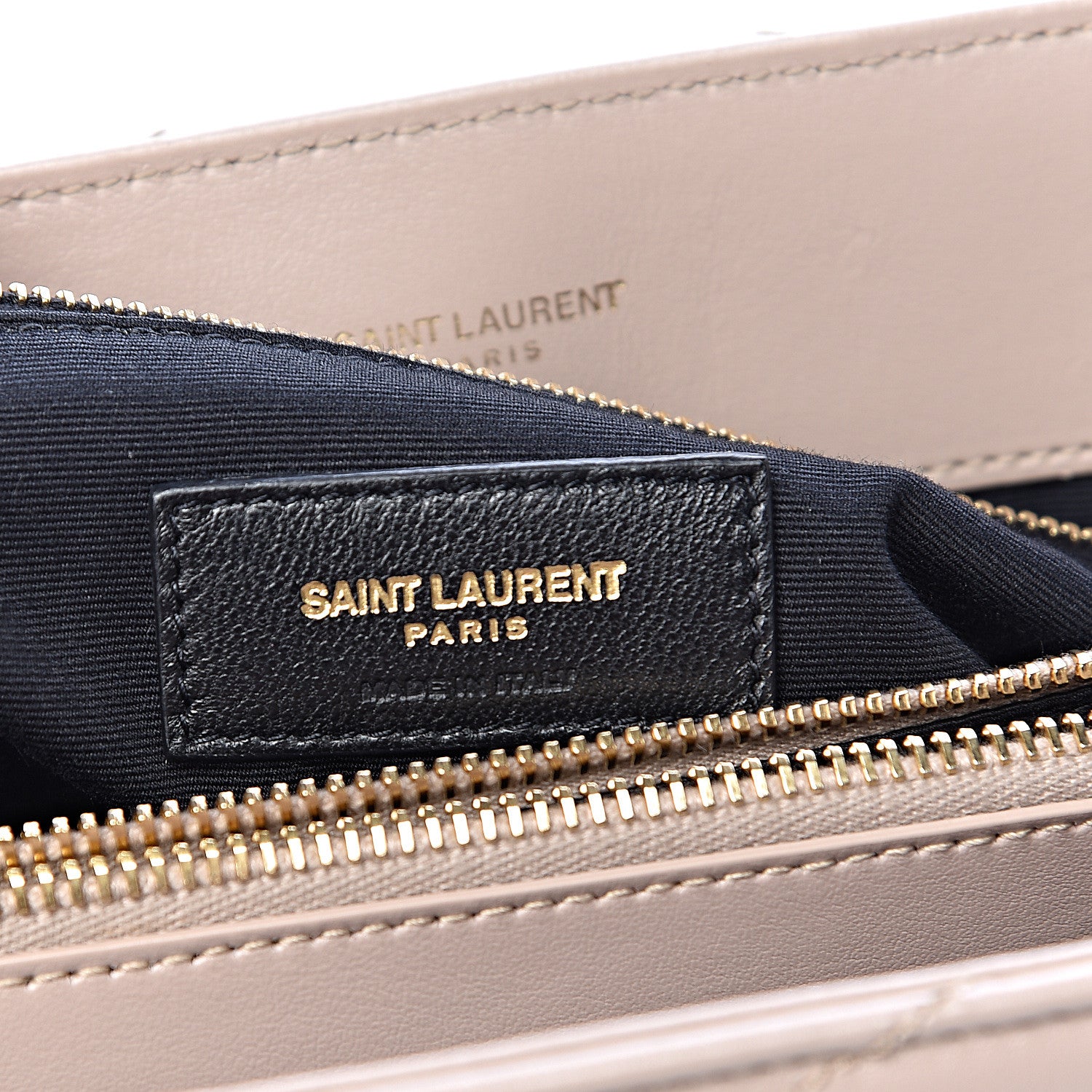 Saint Laurent Calfskin Y Quilted Monogram Medium Loulou Chain Satchel Light Natural 6 of 10