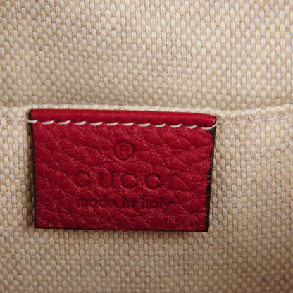 Gucci Python Small Soho Disco Bag Red 5 of 7