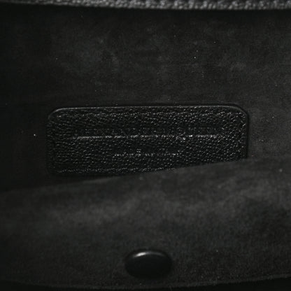 Alexander McQueen Grained Calfskin Large Insignia Flap Black 7 of 10