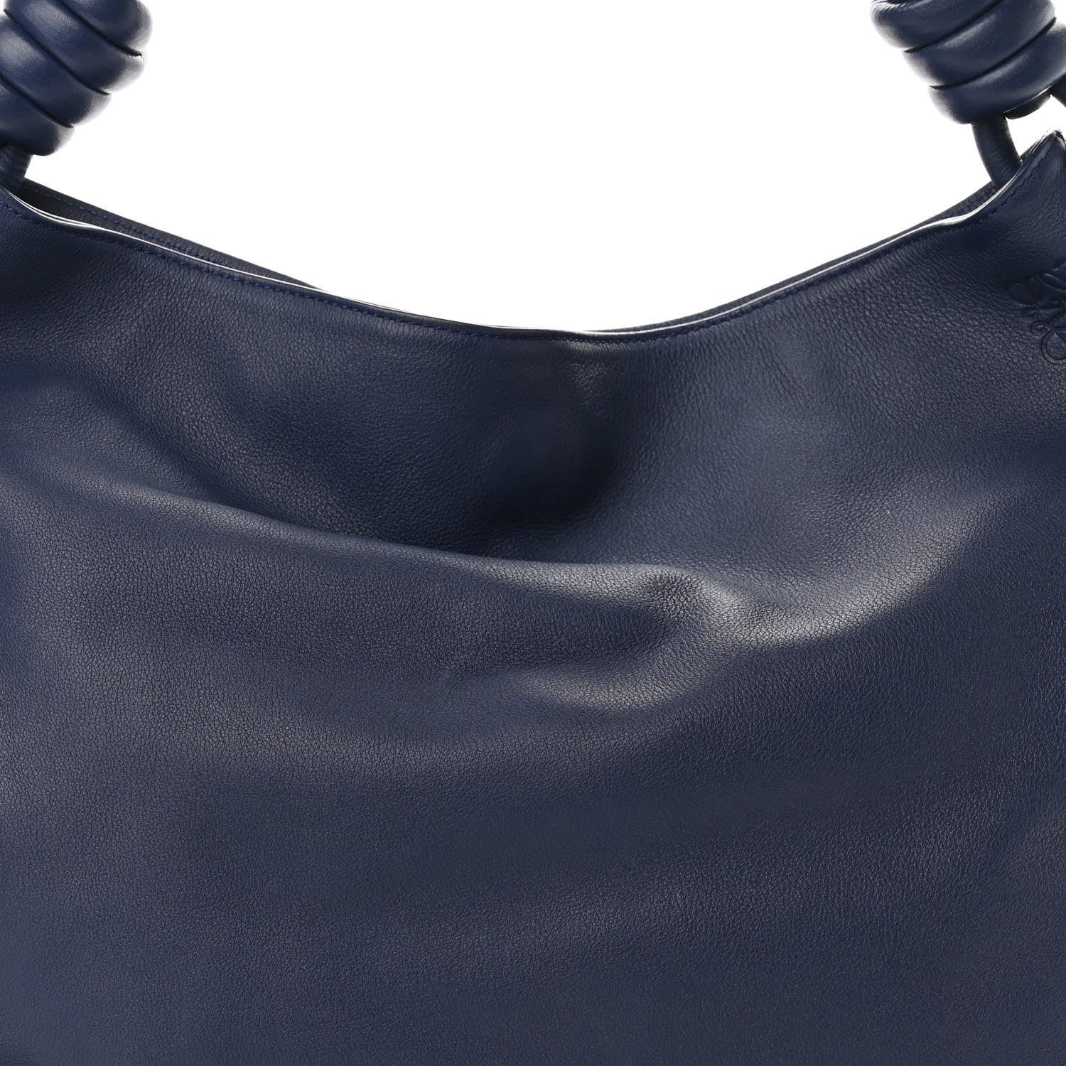 Loewe Calfskin Small Flamenco Knot Hobo Navy 7 of 9