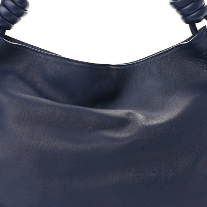 Loewe Calfskin Small Flamenco Knot Hobo Navy 7 of 9