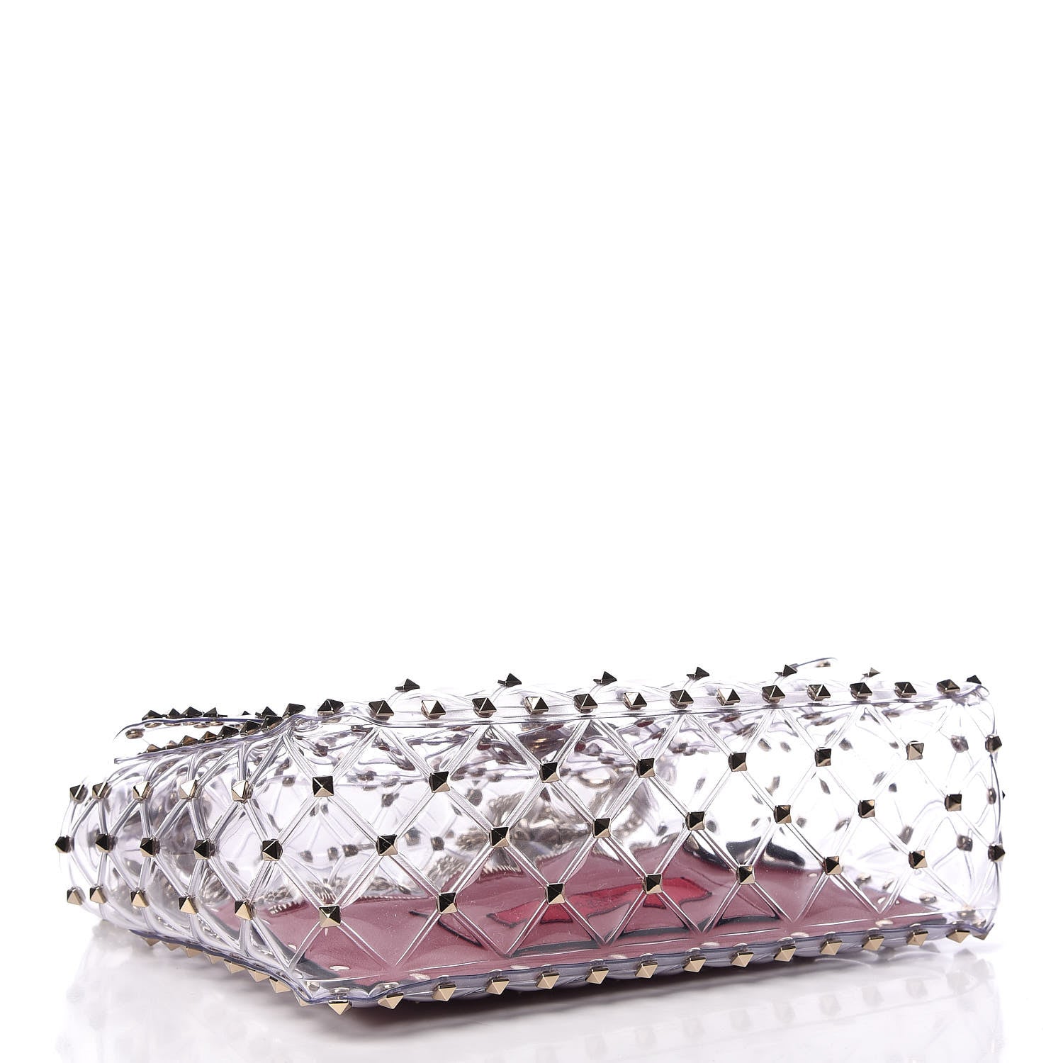 Valentino Garavani PVC Medium Rockstud Spike Shoulder Bag 4 of 8