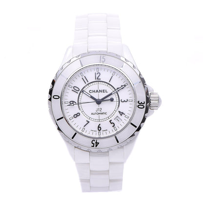 Chanel Stainless Steel Ceramic 38mm J12 Automatic Watch White 1 of 6
