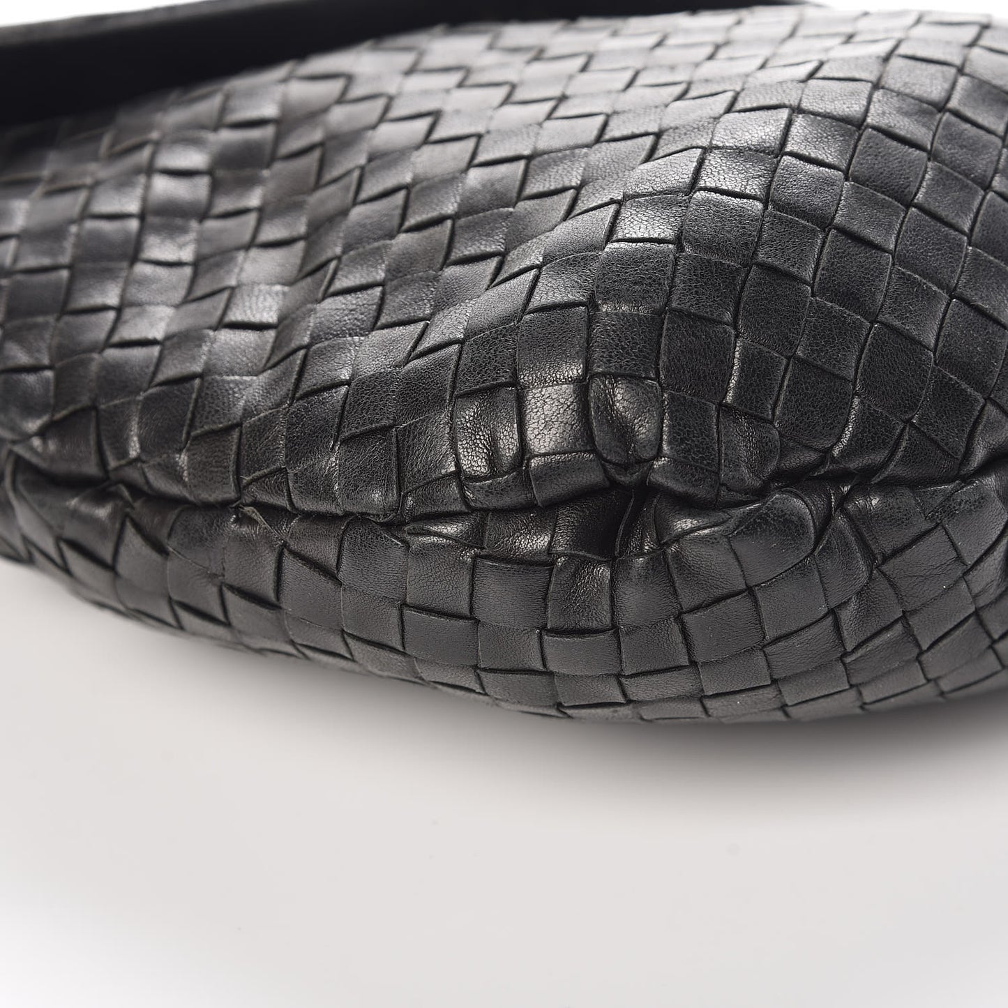 Nappa Intrecciato Crossbody Bag Black