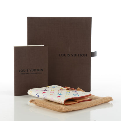 Louis Vuitton Monogram Multicolor Carnet de Bal Mini Agenda Cover White 4 of 7