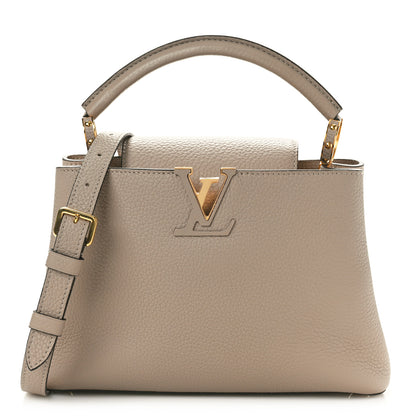 Louis Vuitton Taurillon Capucines BB Galet 1 of 9