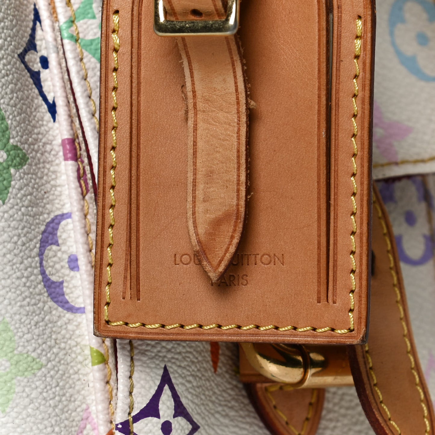 Monogram Multicolor Petit Noe White