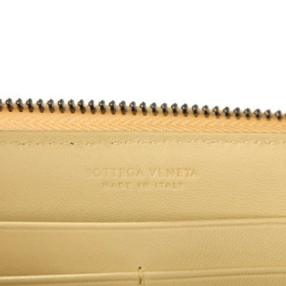 Bottega Veneta Nappa Intrecciato Zip Around Wallet Banane 6 of 8