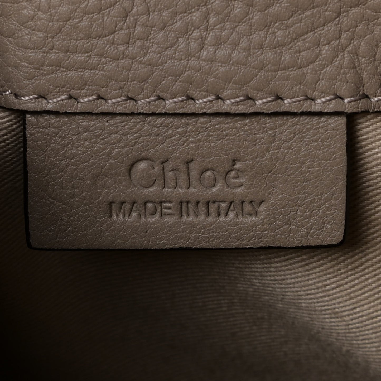 Suede Calfskin Mini Faye Backpack Motty Grey