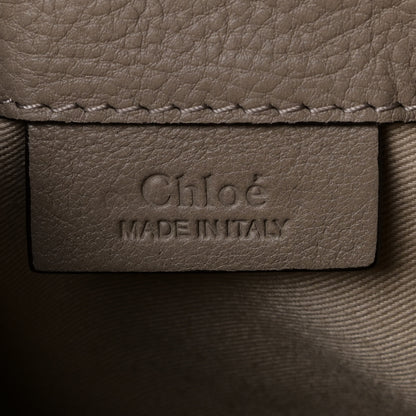 Chloe Suede Calfskin Mini Faye Backpack Motty Grey 5 of 10