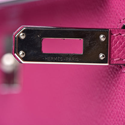 Hermes Epsom Kelly Sellier 25 Rose Pourpre 27 of 41