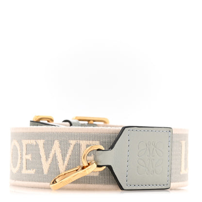 Loewe Calfskin Jacquard Anagram Strap Ash Grey 1 of 6