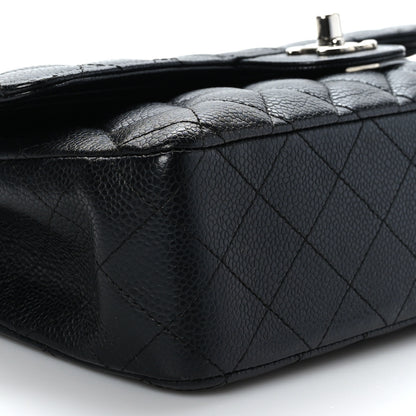 Chanel Caviar Quilted Medium Double Flap Black 8 of 9