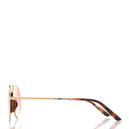 Gucci Aviator Sunglasses GG0432S Gold 3 of 7