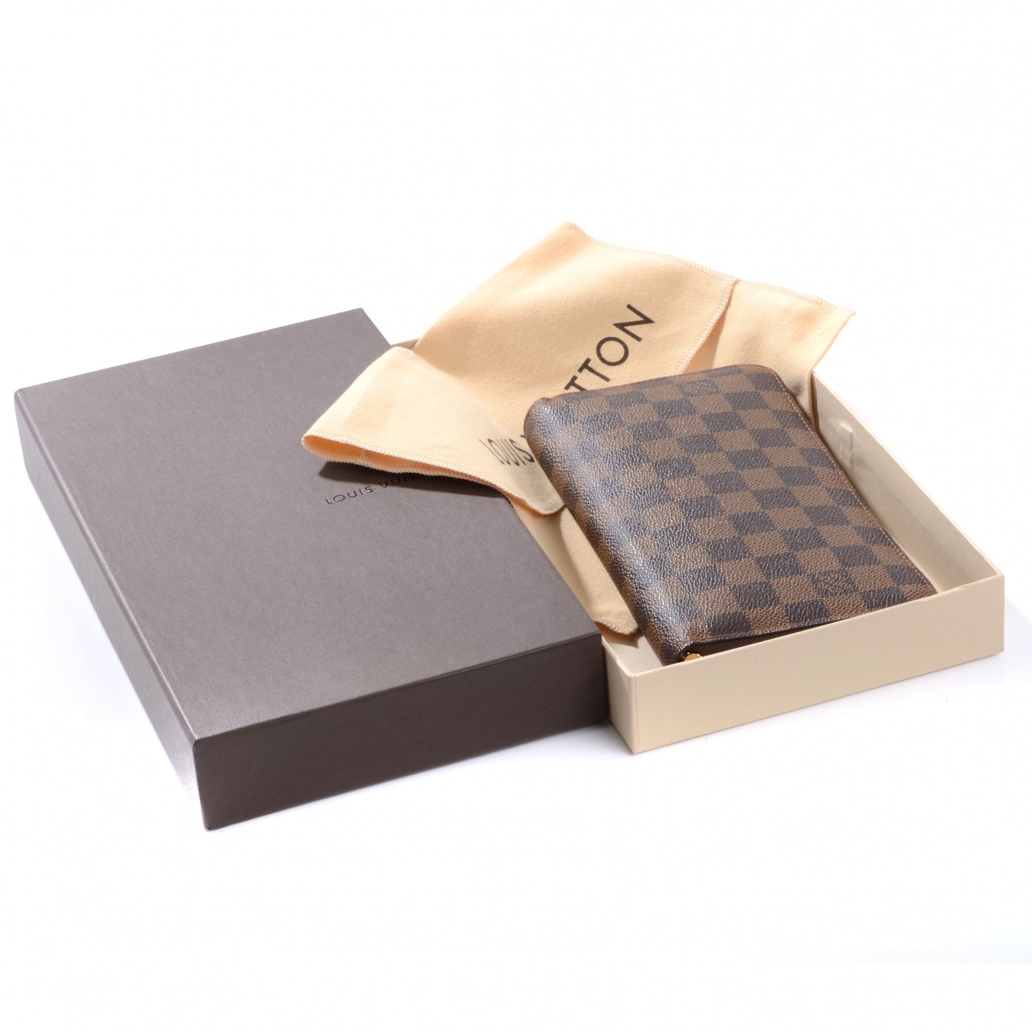 Damier Ebene Zippy Organizer Wallet