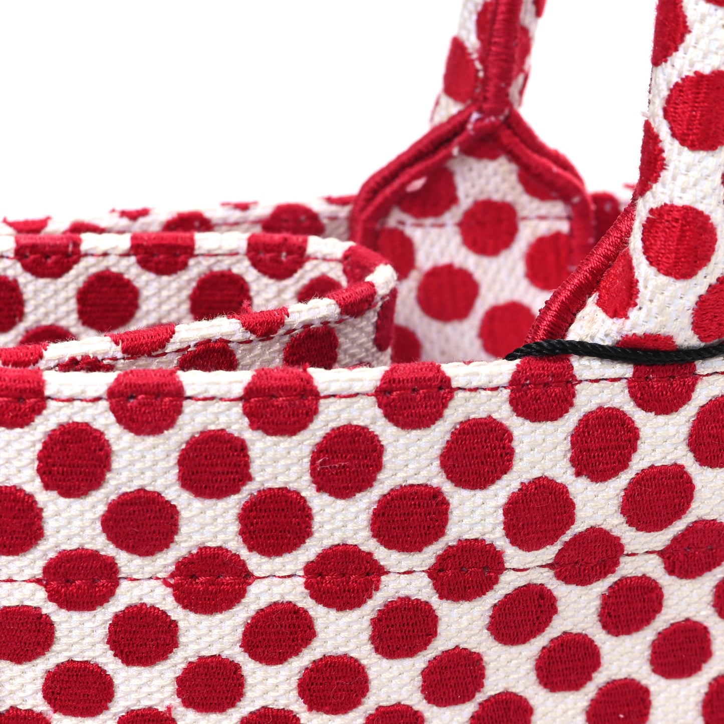 Canvas Medium DiorAmour Dots Book Tote Red