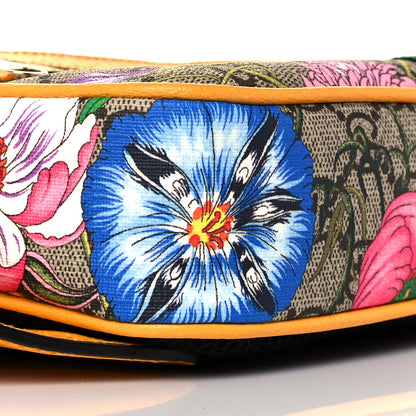 Gucci GG Supreme Monogram Flora Medium Ophidia Belt Bag Beige Multicolor Crop 9 of 12