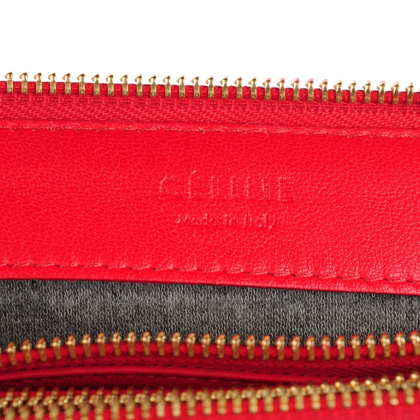 Lambskin Large Trio Crossbody Bag Red