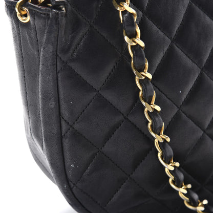 Chanel Quilted Lambskin Small Single Flap Black 11 of 18