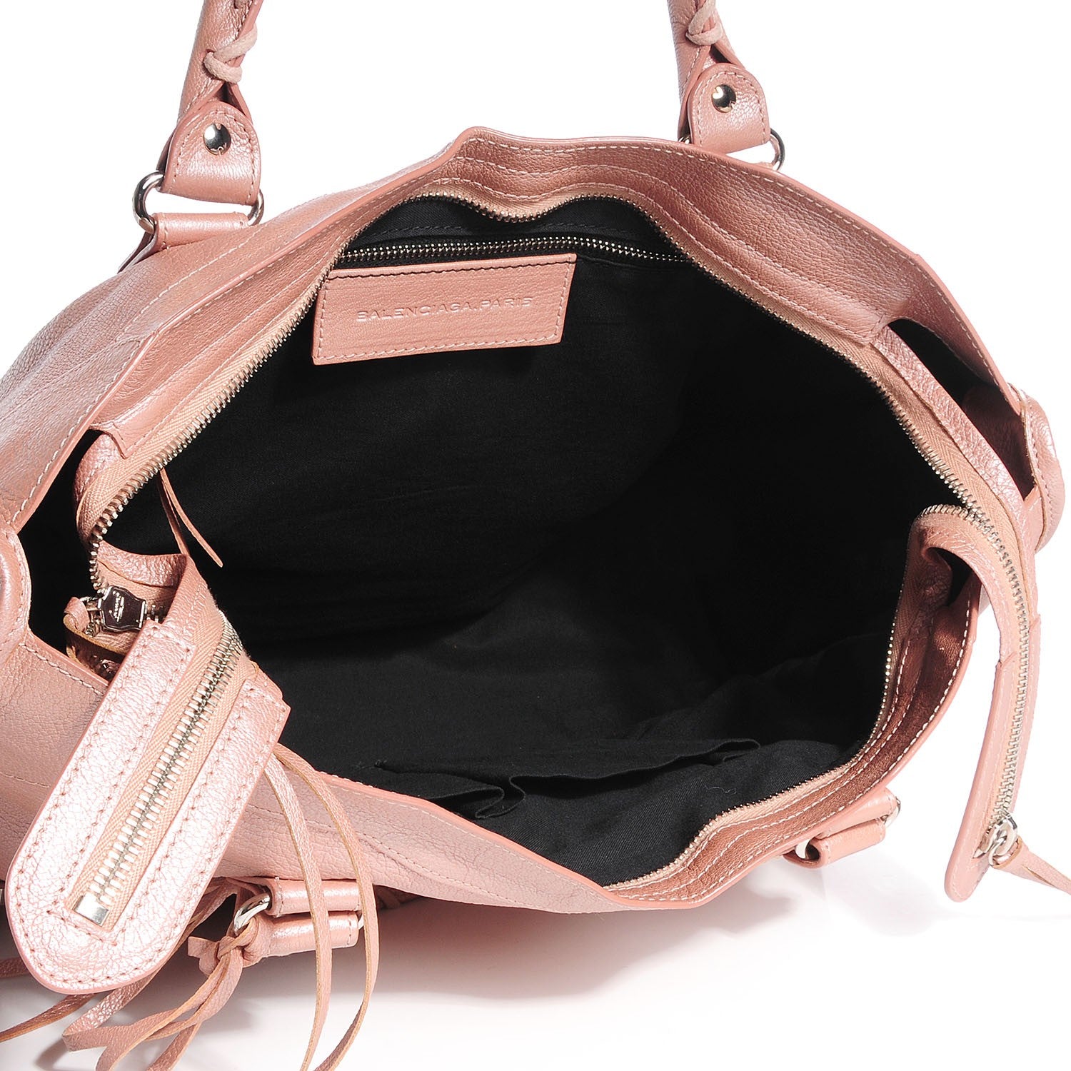Balenciaga Pearlescent Goatskin Classic Palladium Hardware City Rose Rose Light 4 of 18