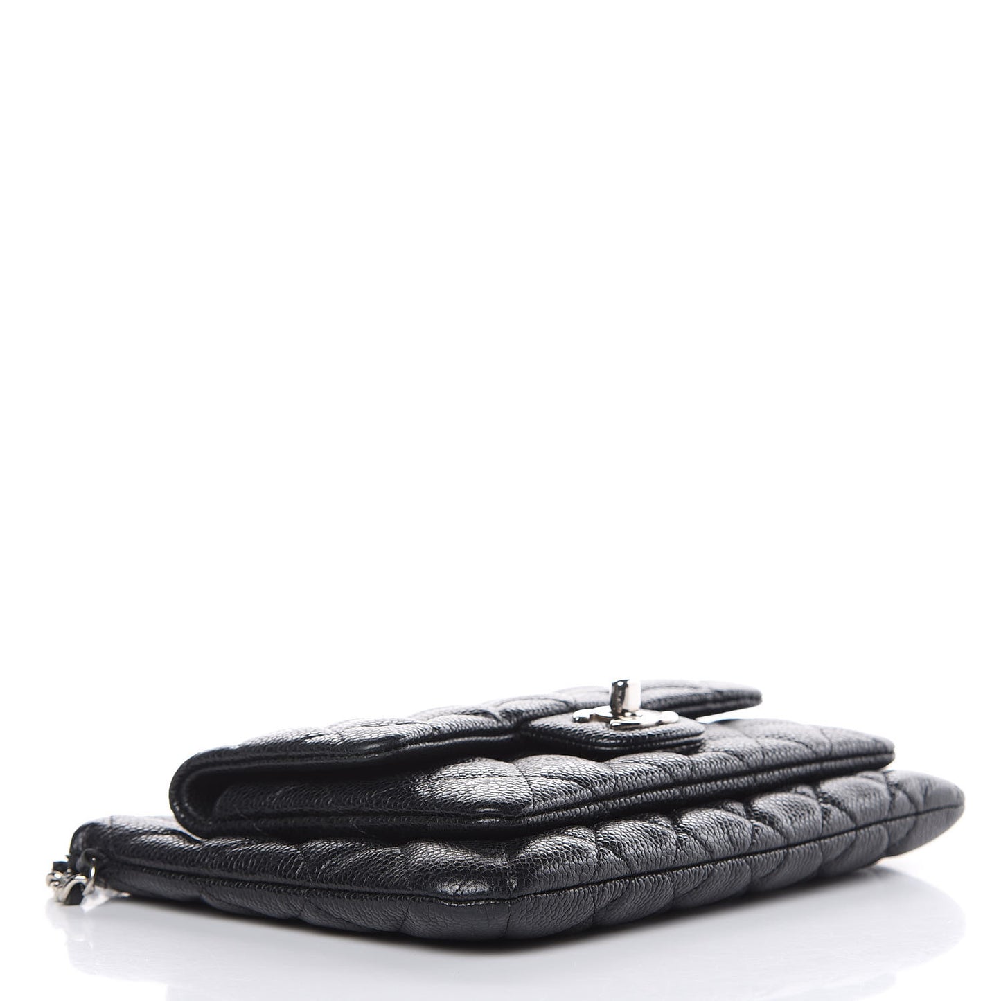 Caviar Quilted Daily Zip Crossbody Bag Black