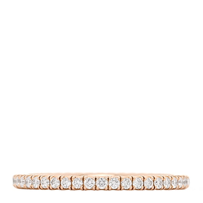 Cartier 18K Pink Gold Diamond 1.5mm Étincelle de Cartier Wedding Band Ring 47 4 1 of 5