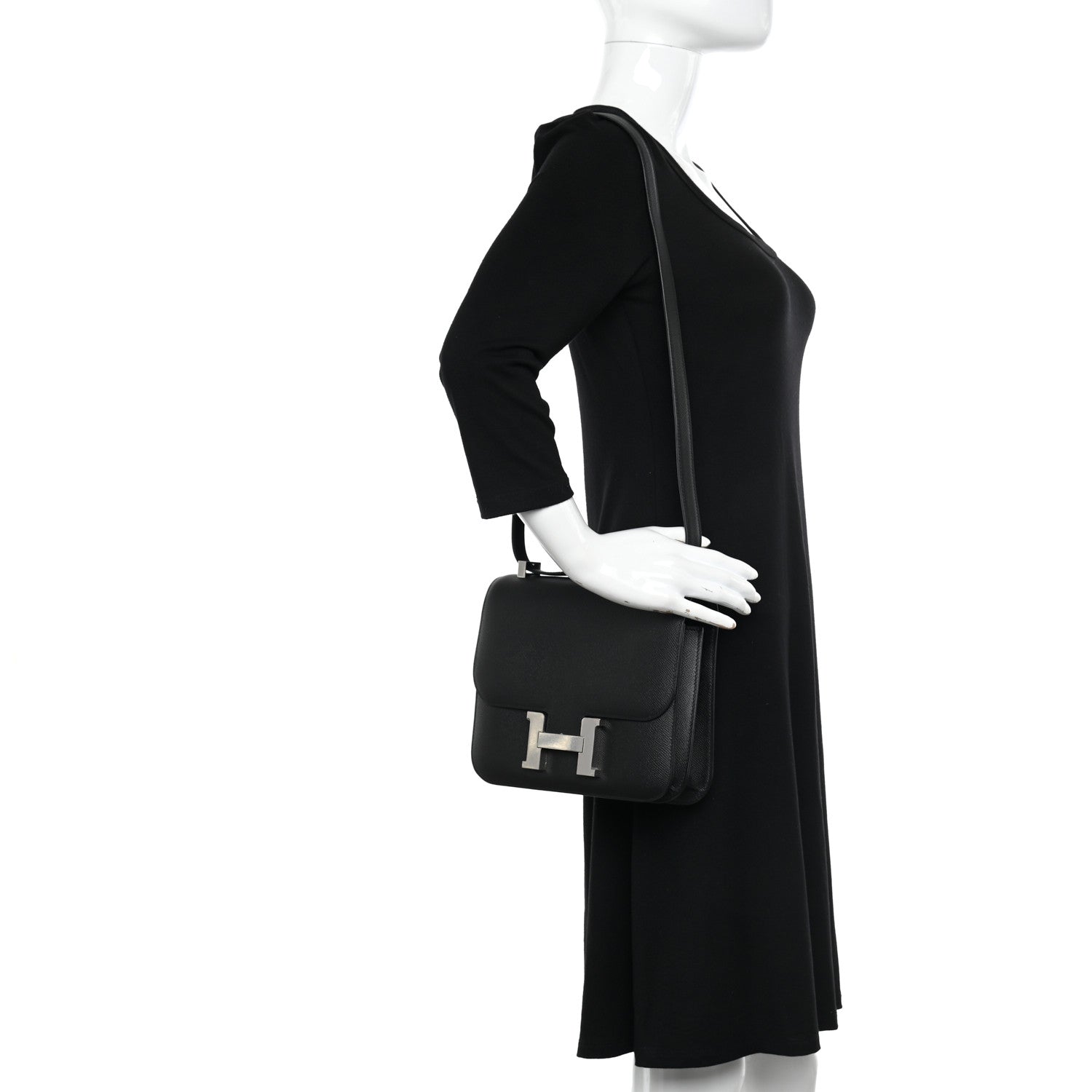 Hermes Epsom Constance 24 Black 2 of 11