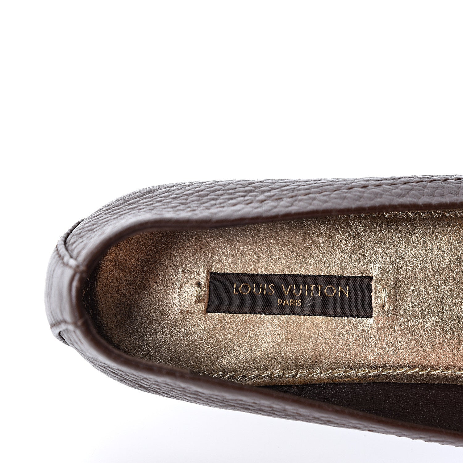 Louis Vuitton Calfskin Marguerite Ballerina Flats 36 Brown 10 of 10